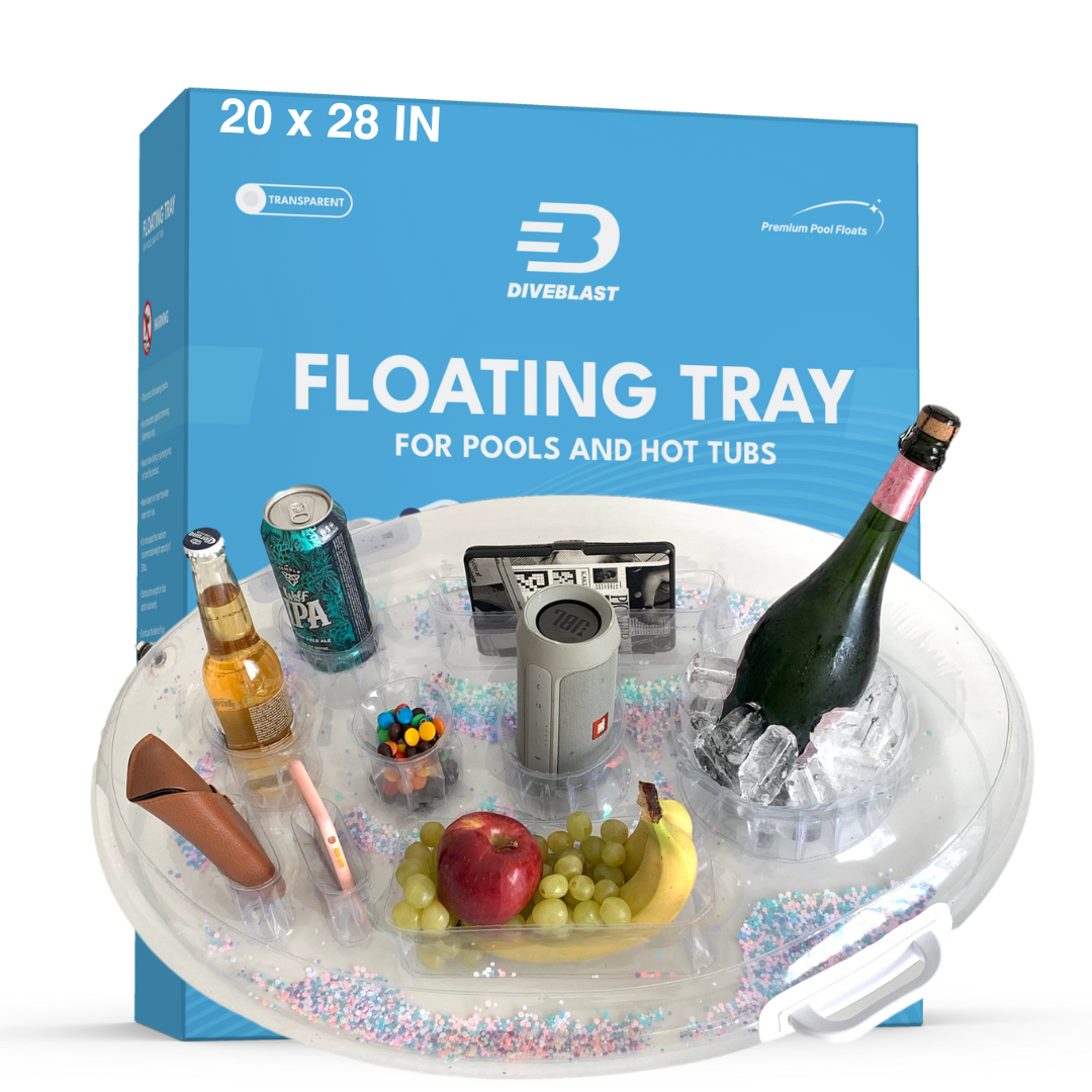 DIVEBLAST - Transparent Premium Floating Drink Holder