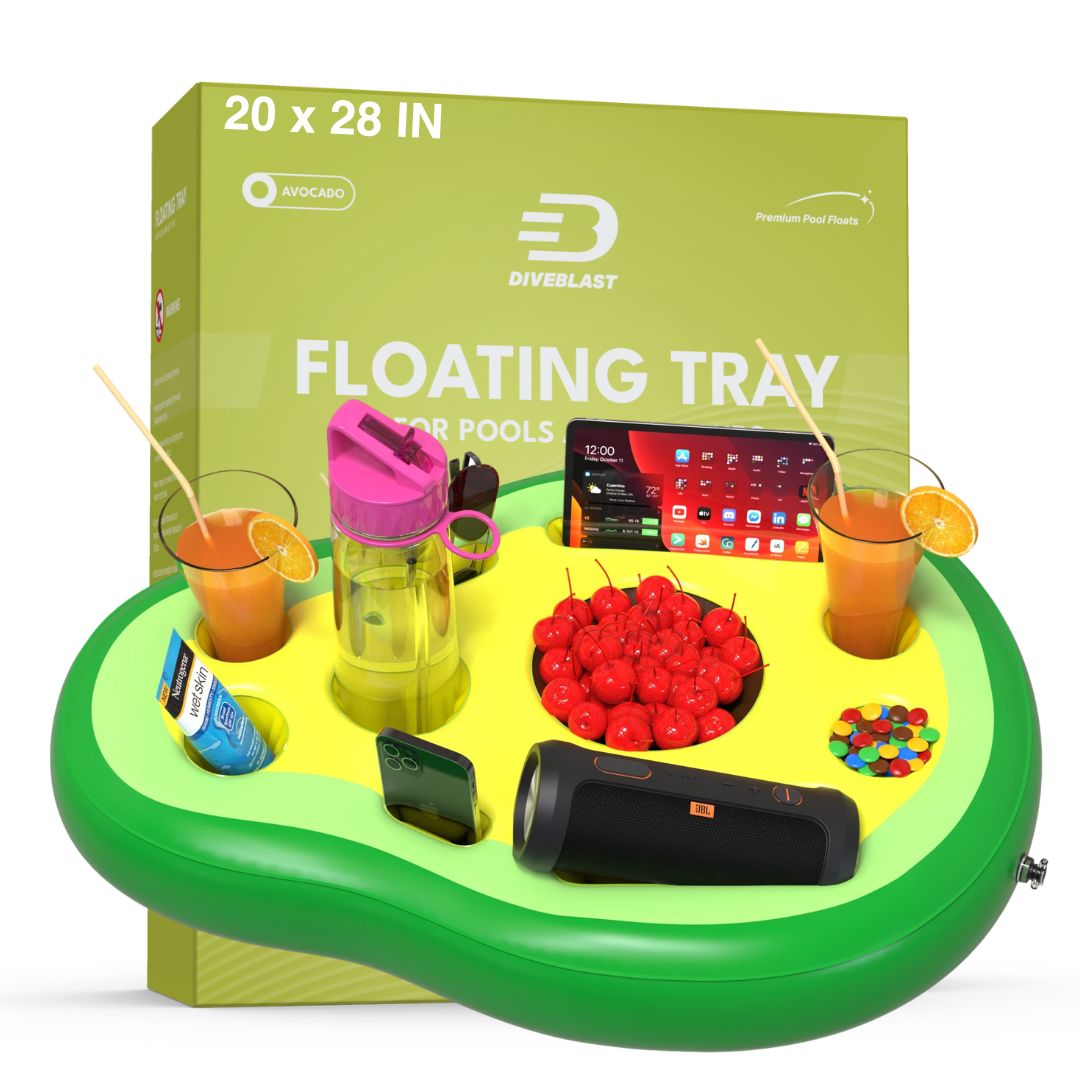 DIVEBLAST Avocado Floating Drink Holder