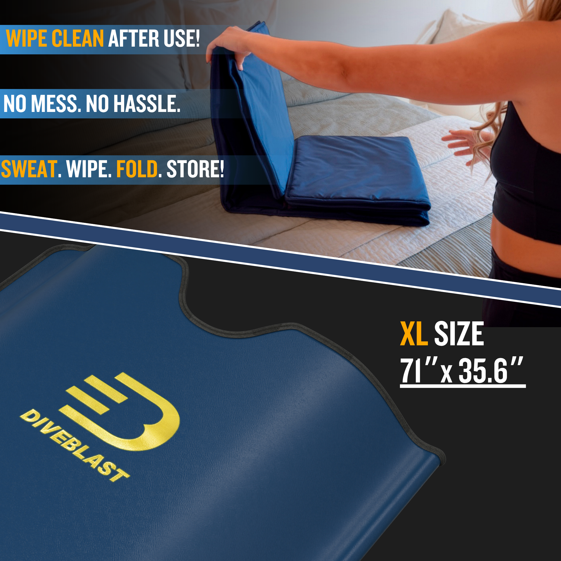 DIVEBLAST Near Zero EMF Infrared Sauna Blanket