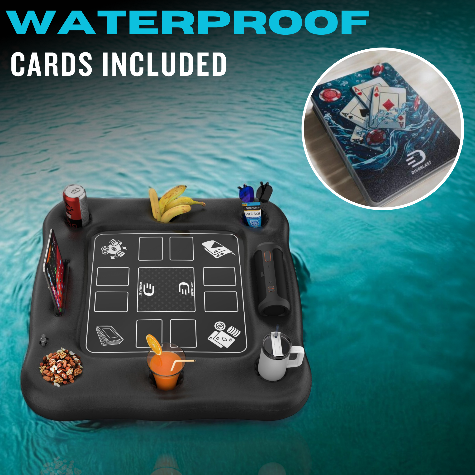 DIVEBLAST - Floating Card Table